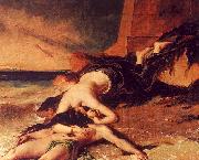 William Etty Hero and Leander 1 oil painting reproduction